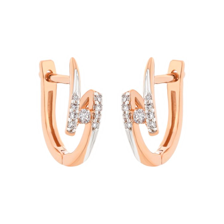 Pilt Kõrvarõngad teemantidega