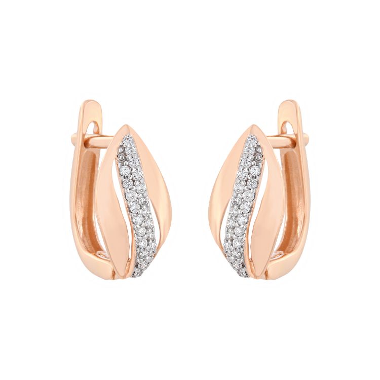 Pilt Kõrvarõngad teemantidega