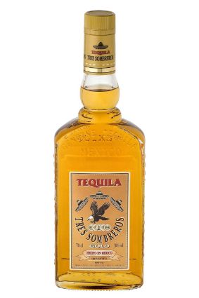 Pilt Tequila Tres Sombreros Gold 38% 0,7L 