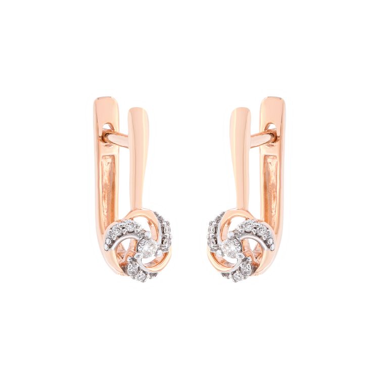 Pilt Kõrvarõngad teemandiga