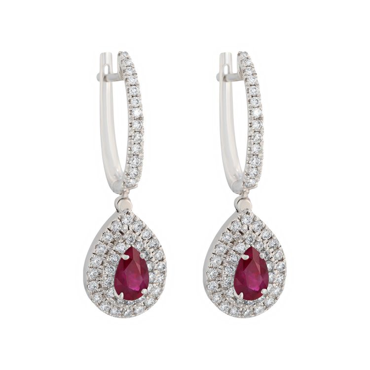 Pilt Kõrvarõngad teemantidega