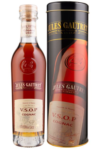 Pilt Jules Gautret VSOP 40% 0,35L Met.Tuubis 