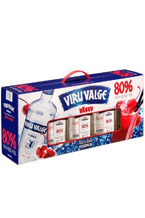 Pilt Viru Valge 80% 0,5 L Pet (10-ne kohver) 