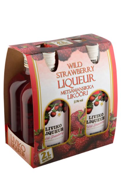 Pilt Liviko Liqueur Metsmaasikas 21% 0,5 L Pet (4-pakk) 