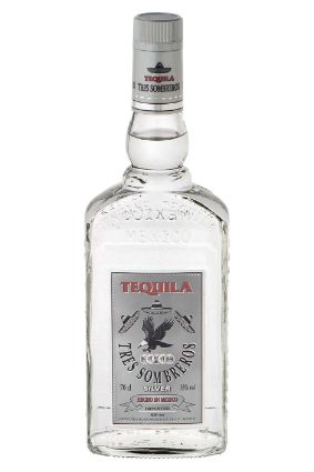Pilt Tequila Tres Sombreros Silver 38% 0,7L 