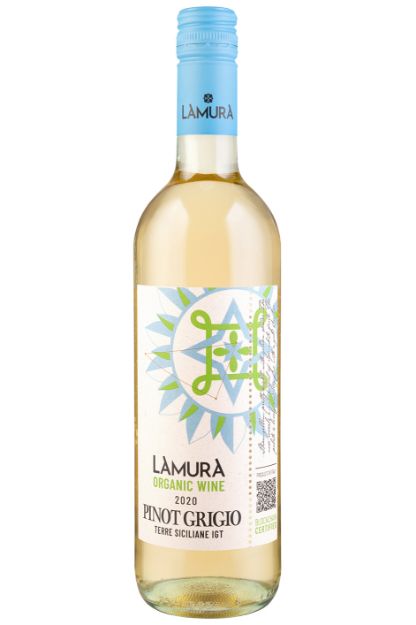 Lamura Pinot Grigio IGT Organic Wines 12% 0,75L 