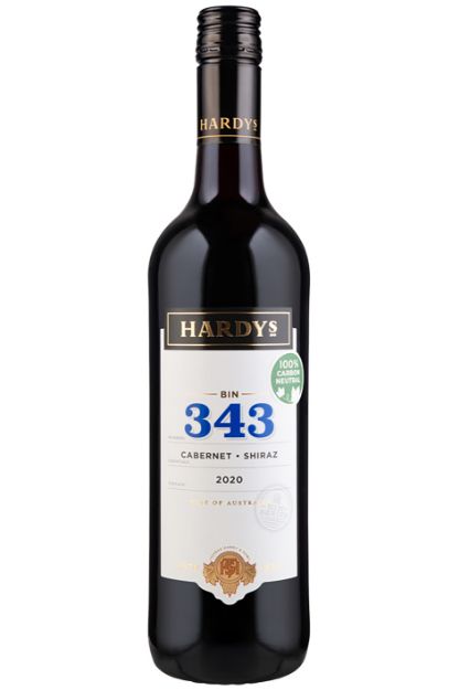 Hardys BIN 343 Cabernet Shiraz 14% 0,75L 