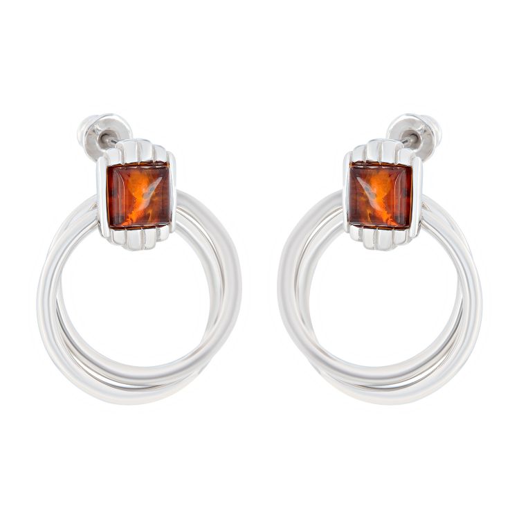 Pilt Kõrvarõngad merevaiguga