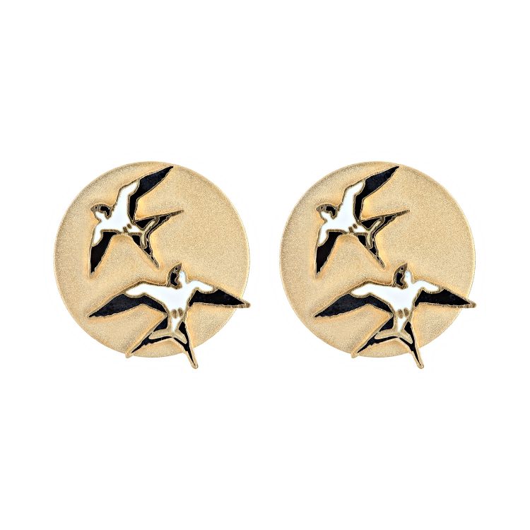 Pilt Kõrvarõngad suitsupääsukestega