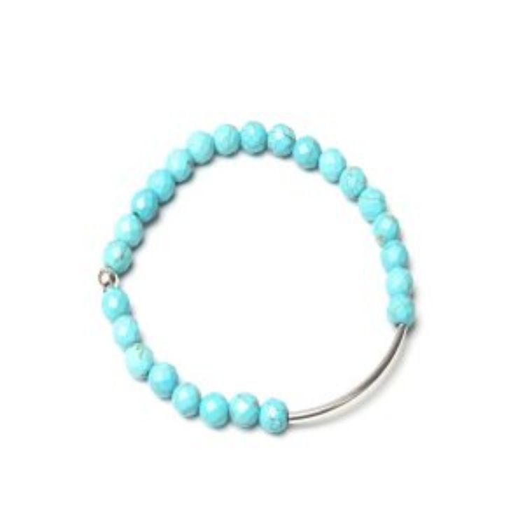 Pilt New Vintage by Kriss käevõru "K.I.S.S" türkiisiga