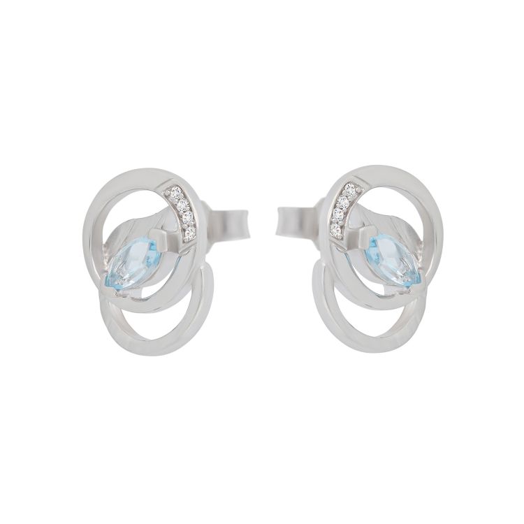 Pilt Sueno Kõrvarõngad topaasiga