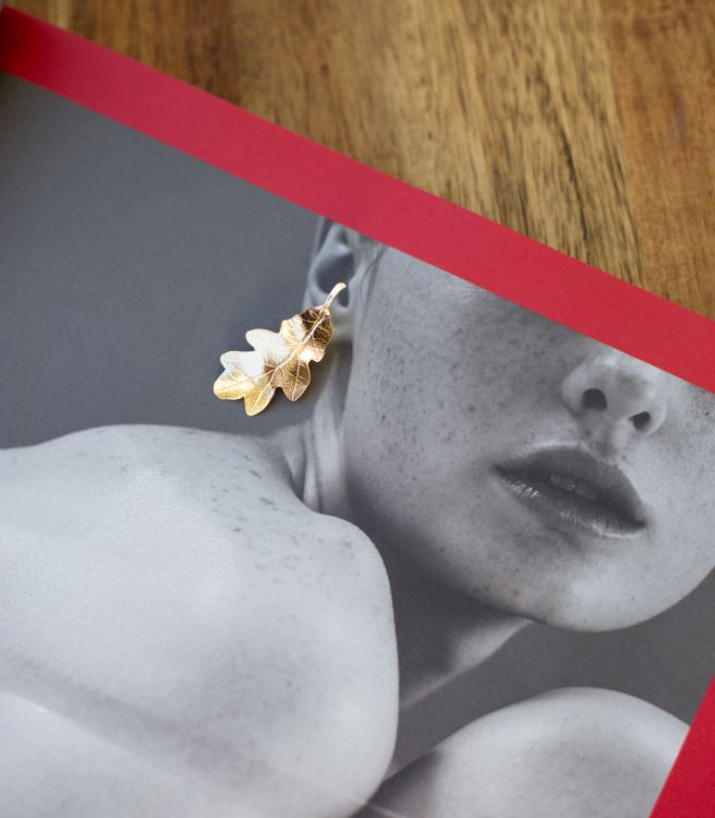 Pilt Lummus Tammetunne "Sügisleht" kõrvarõngad