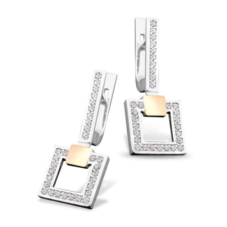 Pilt Svitozar kõrvarõngad CZ