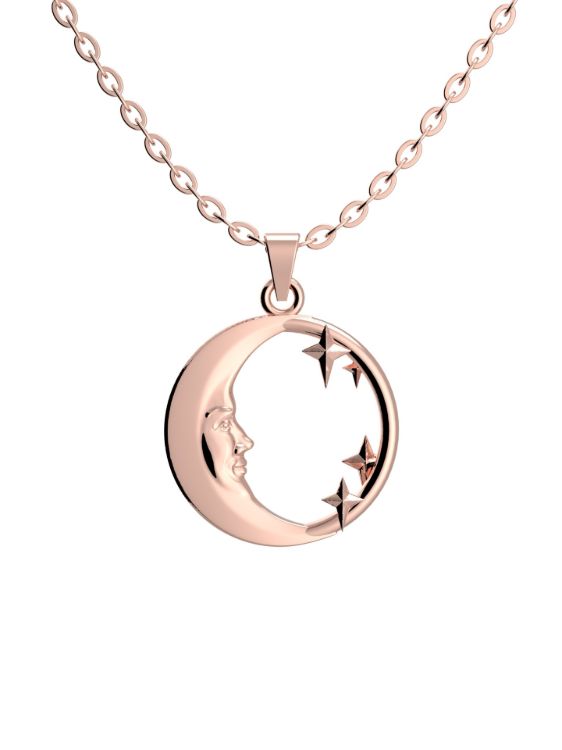 Pilt Tanel Veenre Jewellery "Rose Moon & Stars" ripats