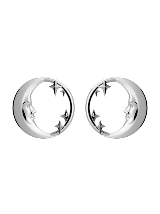 Pilt Tanel Veenre Jewellery "Light Moon & Stars" kõrvarõngad