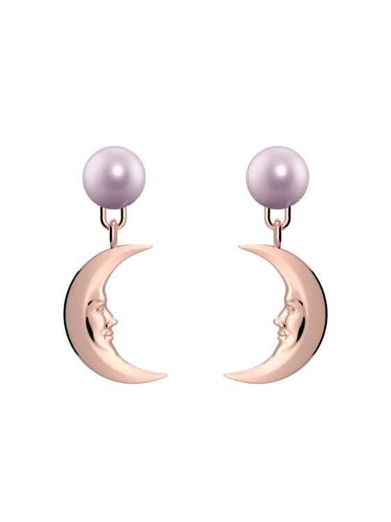 Pilt Tanel Veenre Jewellery "Rose Moon Pearl" kõrvarõngad