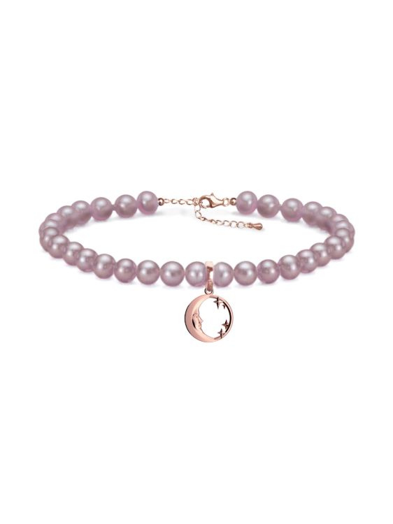 Pilt Tanel Veenre Jewellery "Rose Moon & Stars Pearl" käevõru