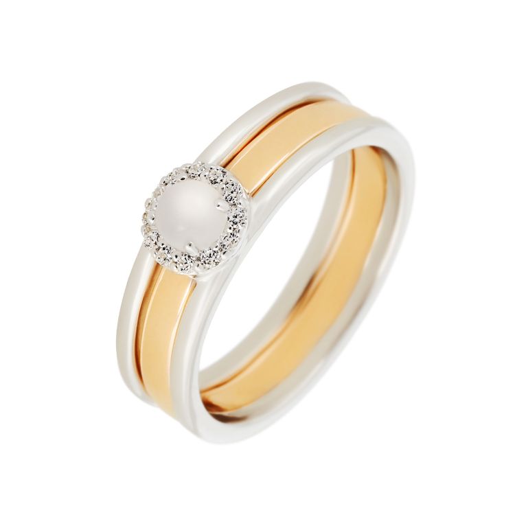 Pilt Sõrmus kuukivi, CZ