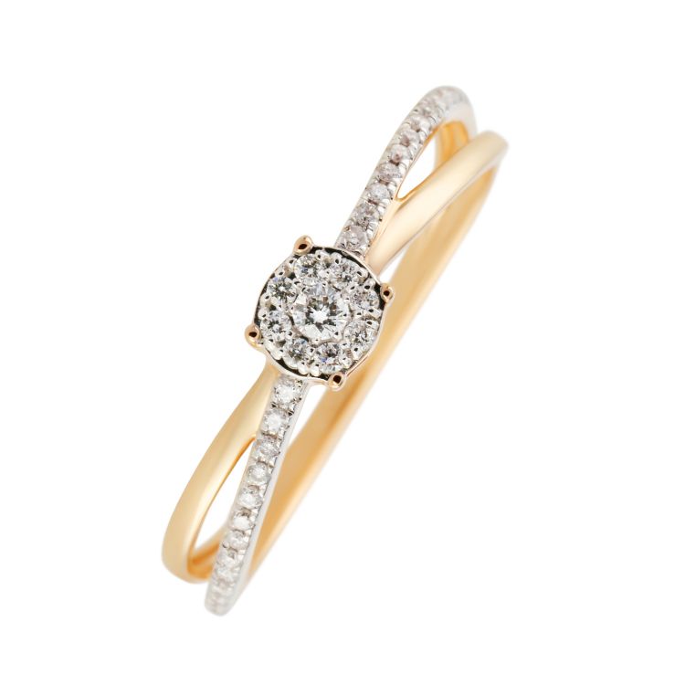 Pilt Sõrmus teemantidega