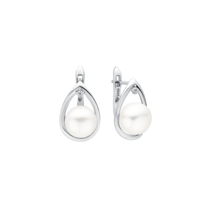 Pilt Gaura kõrvarõngad pärliga